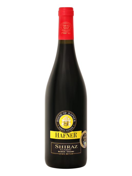 Shiraz Classic, červené, suché, bez histamínu, BIO, r2021, kosher, 0.75l