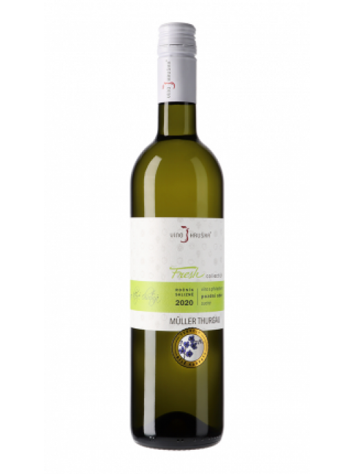 Müller Thurgau,biele,suché, nízkohistamínové,R2020,0,75l